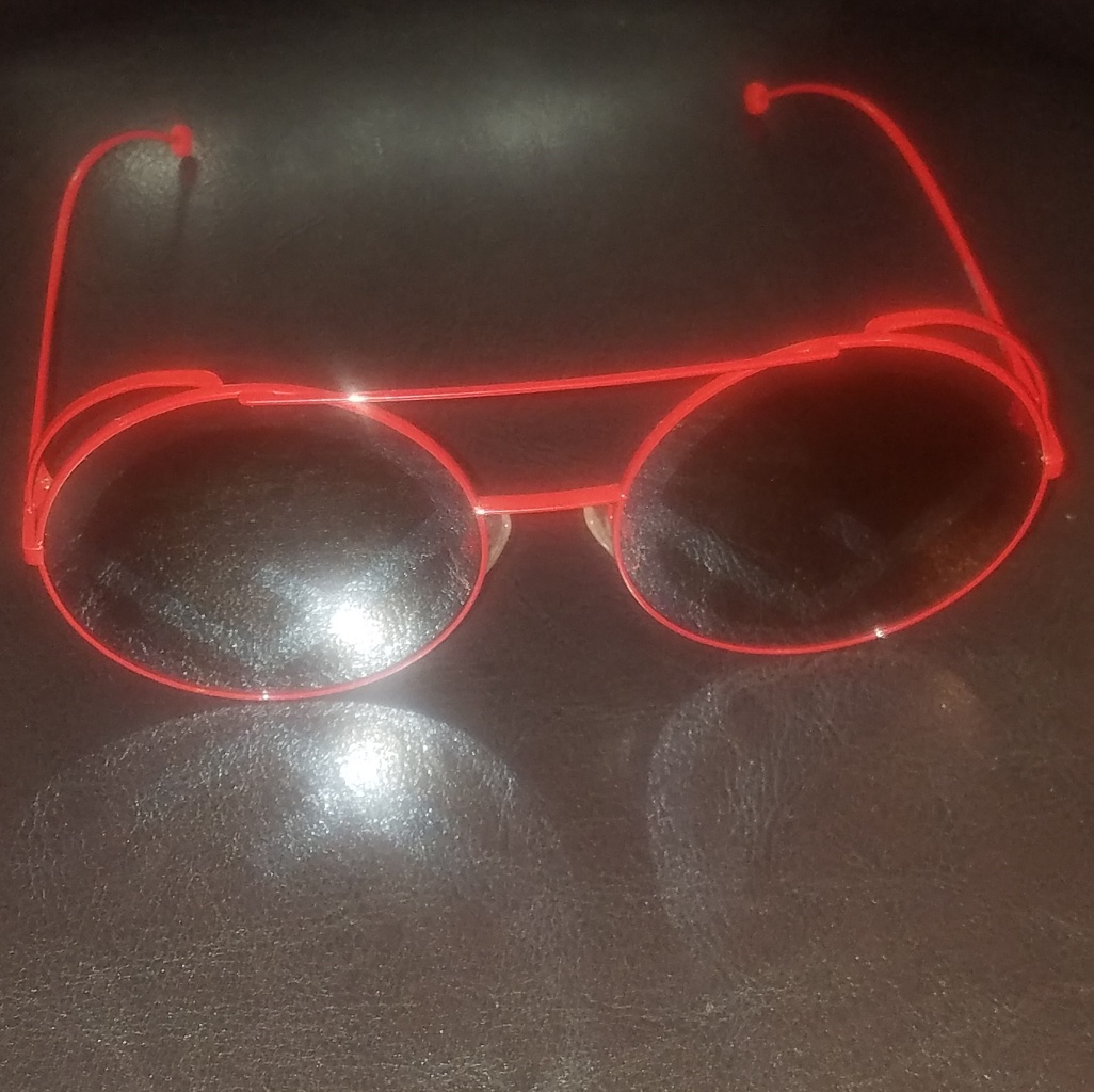 Red Fendi Aviator Sunglasses